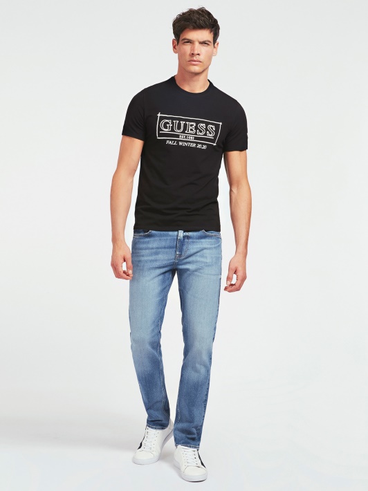 Slim Fit Džinsinio Kelnaitės Spėjimas Liko