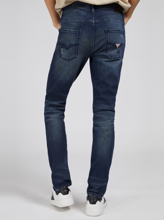 Super Skinny Fit Džinsinio Kelnaitės Mėlyna Spėjimas