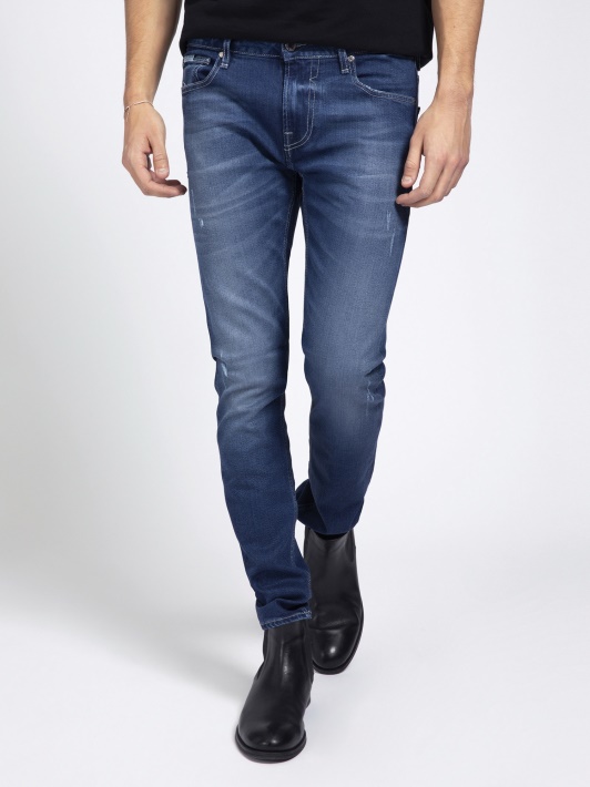 Mėlyni Skinny Džinsai