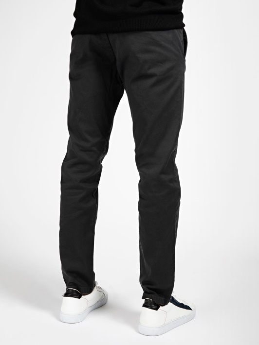 Slim Fit Kelnaitės Juodos Multi Guess