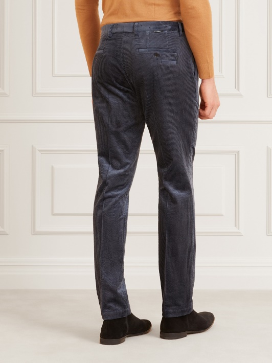 Mėlynos Spėlionės Marciano Velvetinės Kelnės