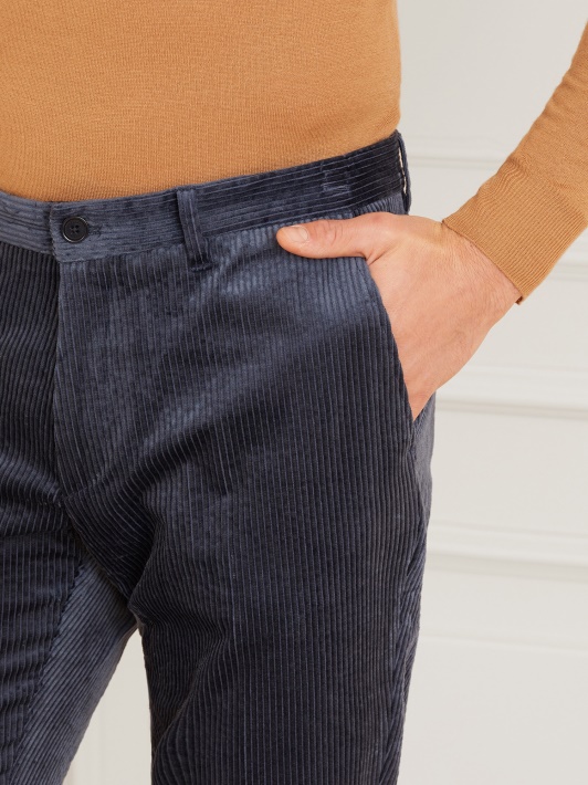 Mėlynos Spėlionės Marciano Velvetinės Kelnės