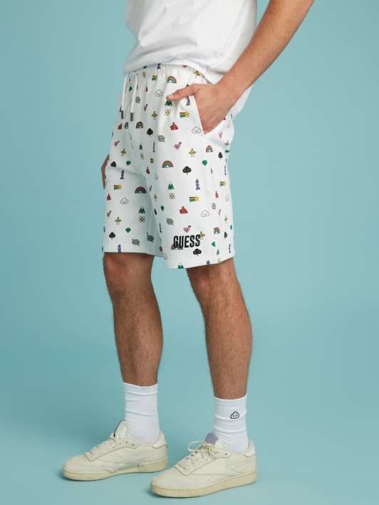 Balti „multi Guess“ šortai