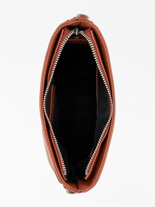 Atspėti Rudą Certosa Saffiano Crossbody Maišelį