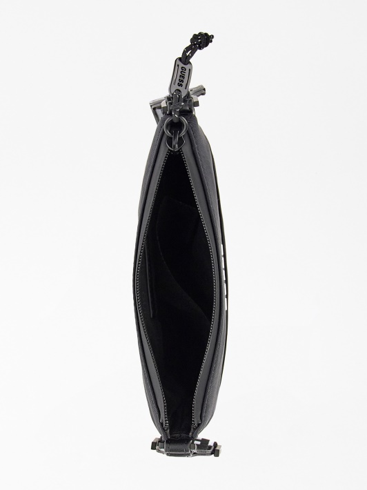 Atspėkite Juodą Logotipą Certosa Tech Crossbody Krepšys