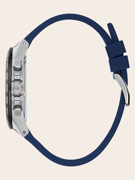 Sidabrinis Guess Gc Kvarcinis Chronografo Laikrodis
