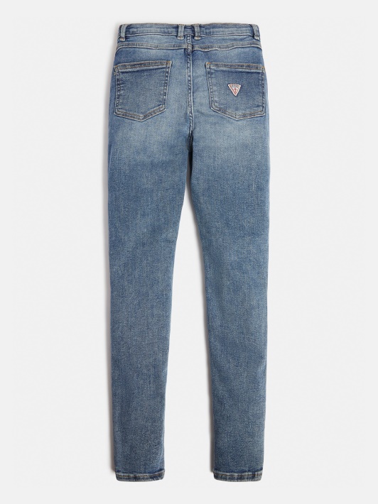 Skinny Trend Fit Džinsinio Kelnaitės Mėlyna Spėjimas