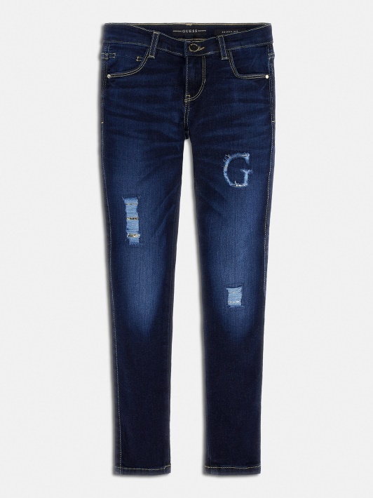 Atspėti Skinny Trend Fit Džinsinio Kelnaitės Mėlyna
