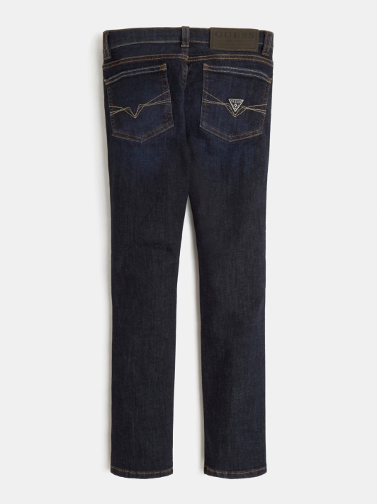 Mėlyni Skinny Fit Džinsai