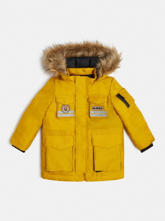 Parkas Su Gobtuvu Spėti Oranžinė