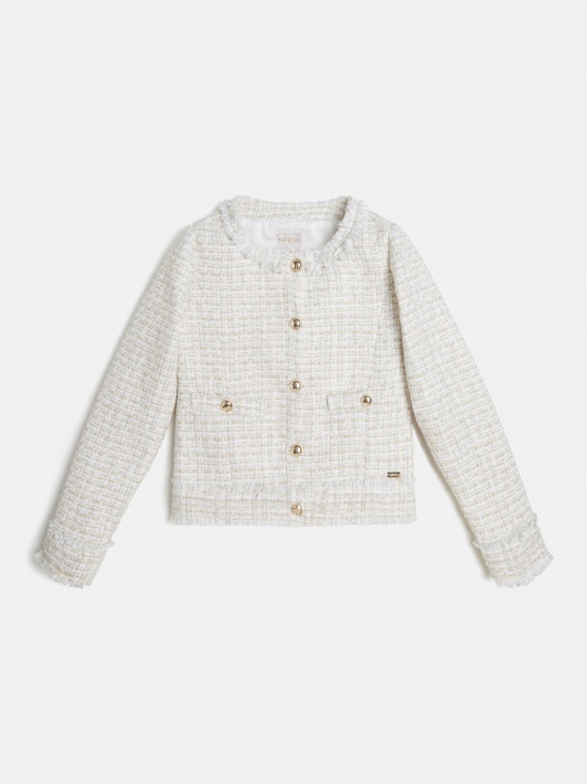 Tweed Striukė Atspėti Balta