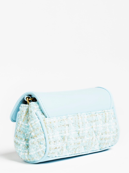 Mėlynas Danila Tvido Crossbody Bag Spėlioti