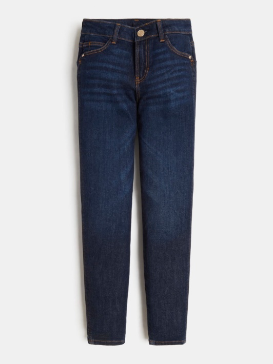 Mėlyna Guess Skinny Fit Džinsinės Kelnės Nauja Mada