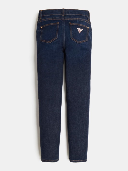 Mėlyna Guess Skinny Fit Džinsinės Kelnės Nauja Mada