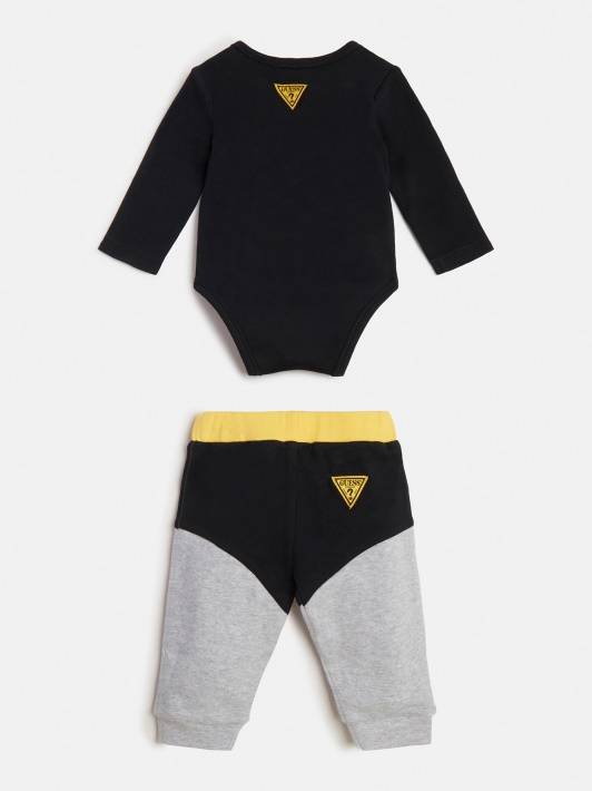 Batman Print Body Kelnių Rinkinys Guess Juodas