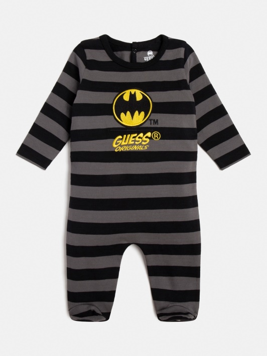 Batman Print šliaužtinukas Atspėti Juodas Multi