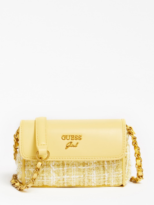 Danila Tweed Crossbody Maišelis Citrina Spėjimas