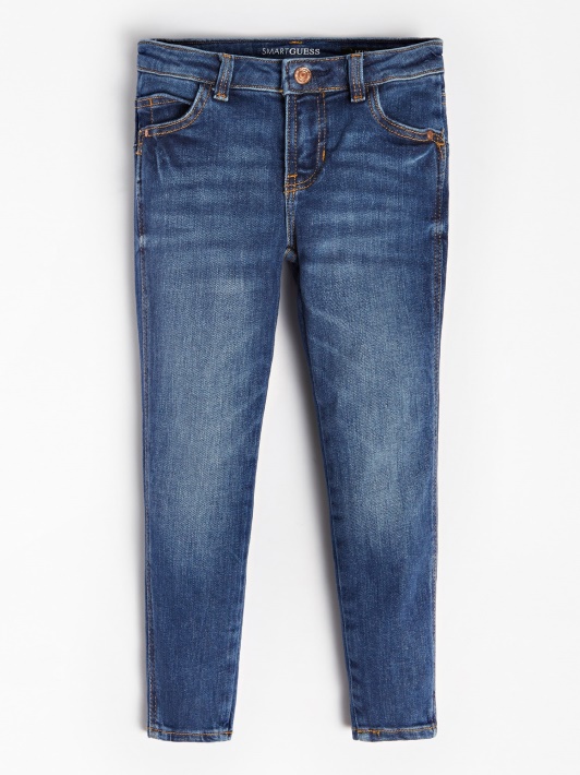 Atspėk Skinny Fit Džinsinio Kelnaitės Mėlynos Mados