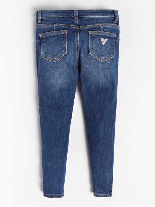 Atspėk Skinny Fit Džinsinio Kelnaitės Mėlynos Mados