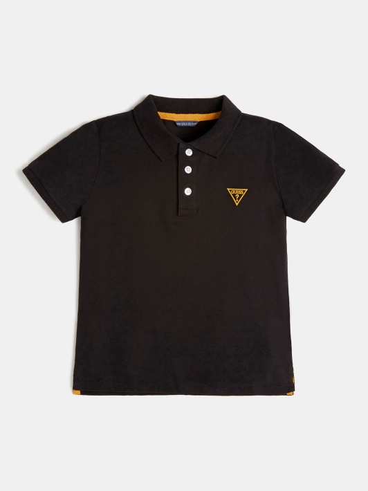 Spėk Priekinį Polo Logotipą Juodą