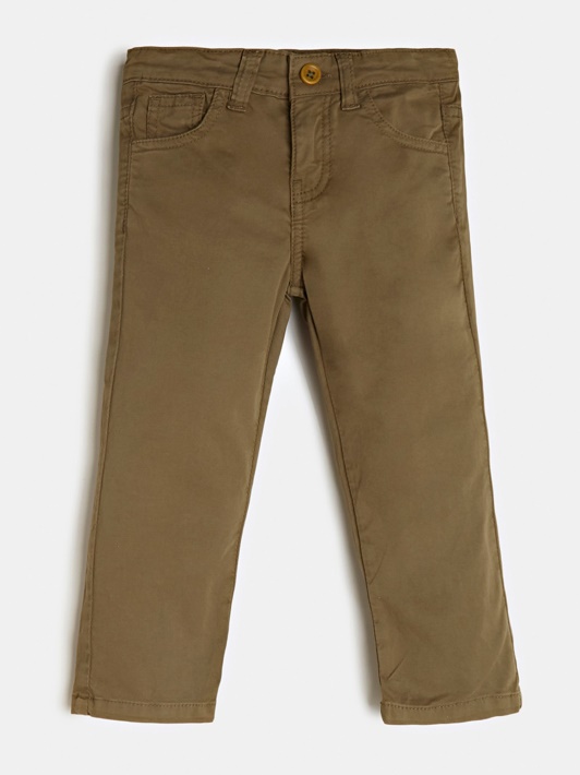 Atspėti Skinny Fit Drabužis Dažų Kelnės Rudos