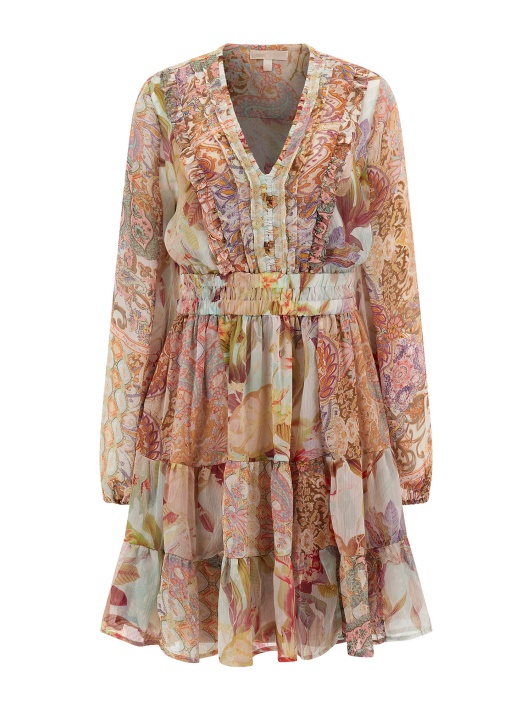 Floral Fantasy Guess Gėlėmis Marginta Suknelė