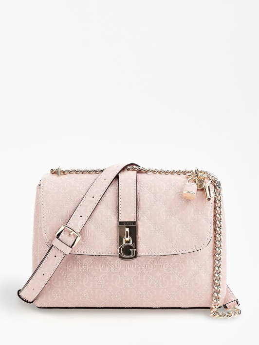 Gaia 4g Logotipas Crossbody Bag Rožinis Spėjimas