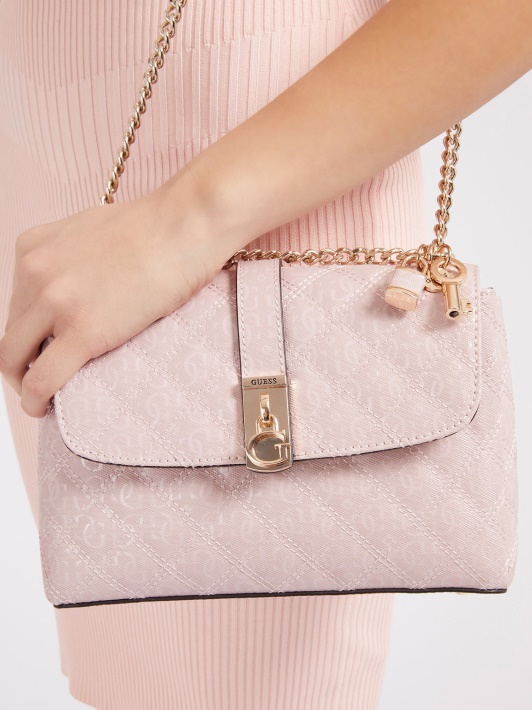 Gaia 4g Logotipas Crossbody Bag Rožinis Spėjimas