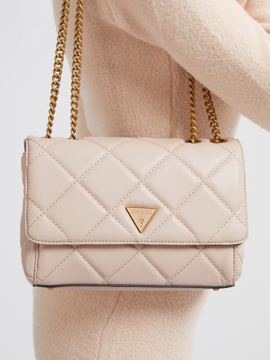 Atspėti, Dygsniuotas Crossbody Smėlio Spalvos