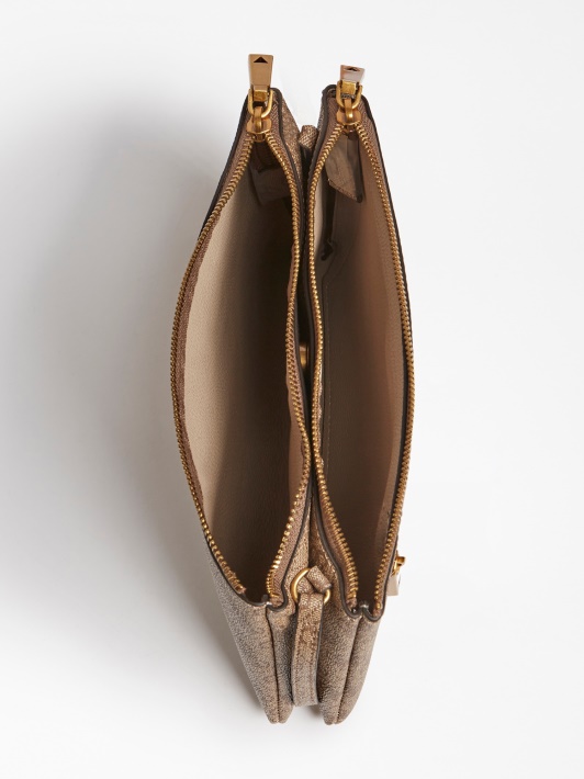 Naya 4g Logotipas Mini Crossbody Bag Rudas Spėjimas