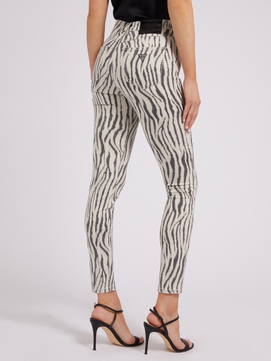 Animalier Guess Zebra Print Džinsinės Kelnės