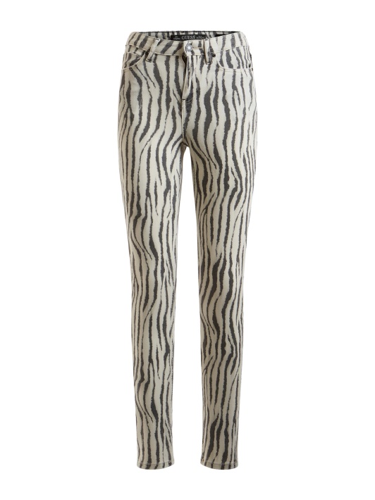 Animalier Guess Zebra Print Džinsinės Kelnės