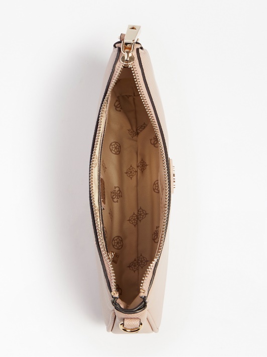 Rožinė Spėti Alexie Saffiano Mini Crossbody Krepšys