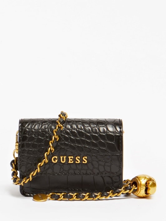 Atspėti Croc Print Mini Crossbody Krepšys