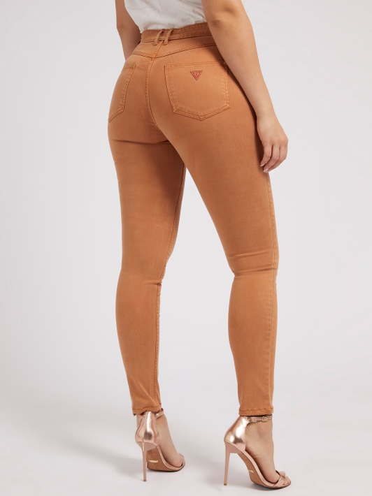 Skinny Fit Pant Spėti Oranžinė