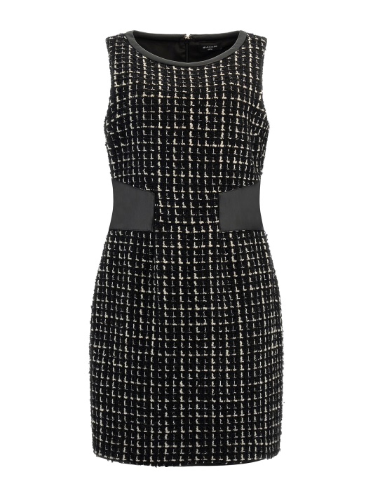 Juoda Multi Guess Marciano Tvido Suknelė