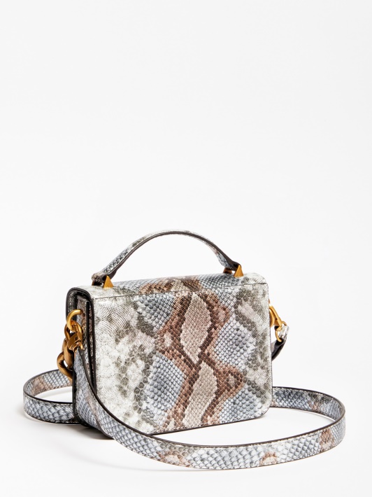 Daugiaspalvis Raštas Guess Retour Python Print Mikro Rankinė