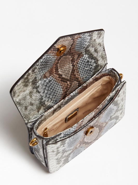 Daugiaspalvis Raštas Guess Retour Python Print Mikro Rankinė
