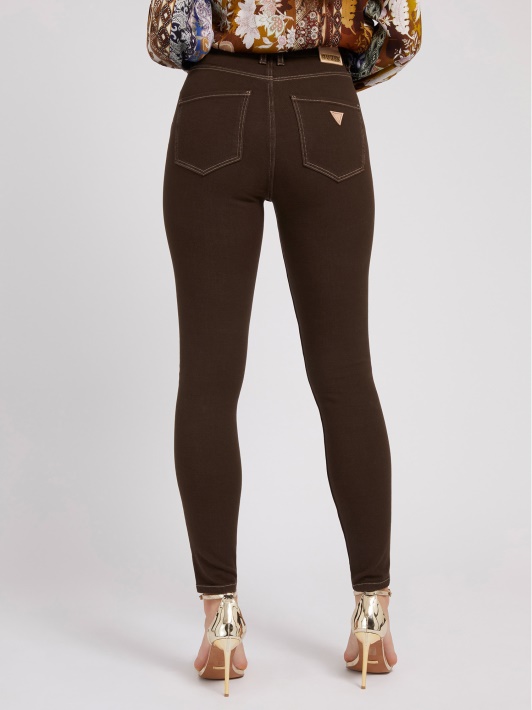 Rudas Skinny Fit Kelnaitės Spėjimas
