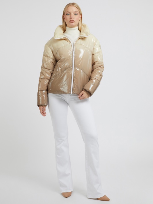 Spalvos Gradientas Puffer Spėti Smėlio Spalvos