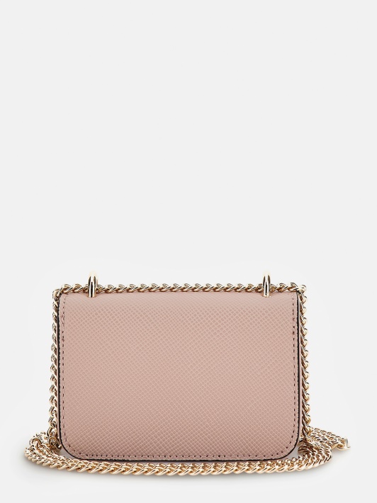 Alexie Saffiano Mikro Crossbody Bag Rožinė Spėjimas