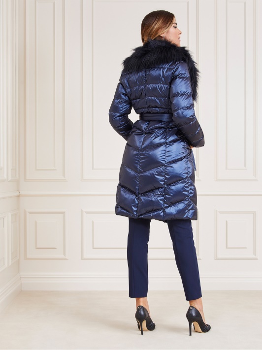Atspėti Marciano Long Puffer Blue