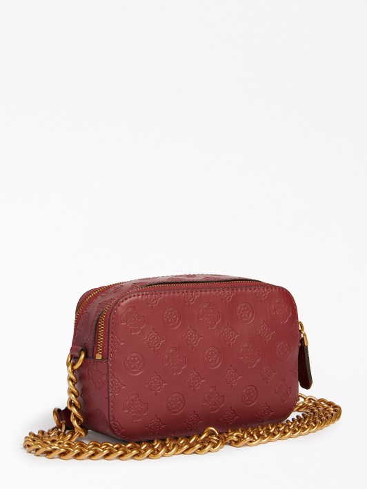 Noelle Mini Crossbody Bag Guess Raudona