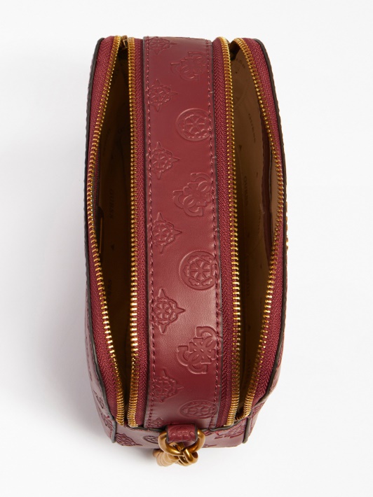 Noelle Mini Crossbody Bag Guess Raudona