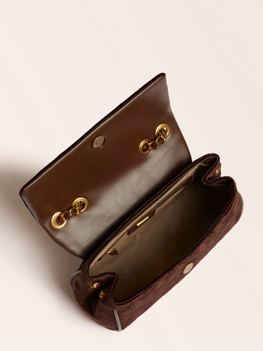 Kimi Velvet Crossbody Bag Atspėti Rudas