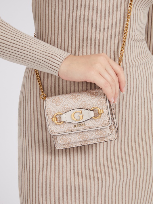 Kremas Izzy 4g Logotipas Micro Crossbody Bag Spėlioti