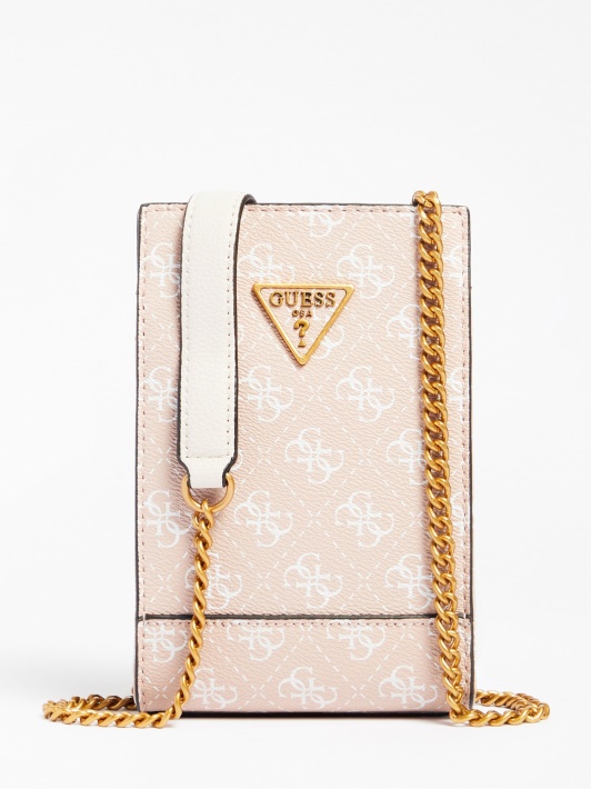 Atspėti Noelle 4g ​​logotipas Mini Crossbody Bag Rožinė