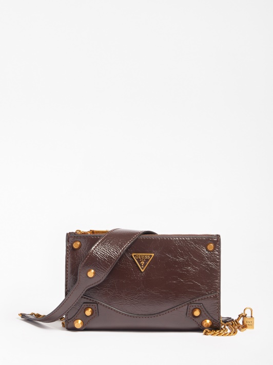 Amantea Charm Mini Crossbody Bag Brown Spėjimas