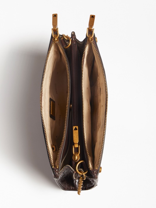 Amantea Charm Mini Crossbody Bag Brown Spėjimas