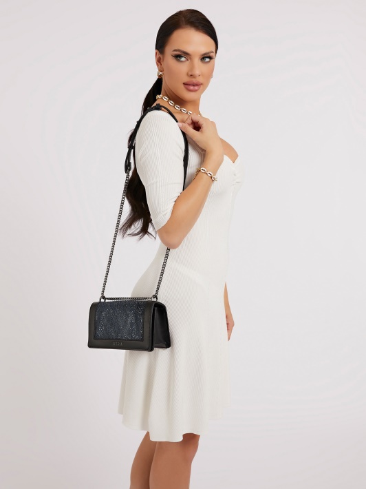 Brilla 4g Logotipas Crossbody Bag Guess Juodas
